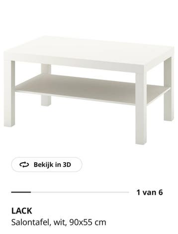 Lack ikea salontafel GRATIS
