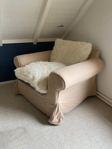 Gratis! EKTORP fauteuil Tallmyra beige