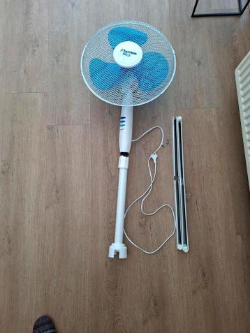 Bestron vloerventilator, voetje in poot ontbreekt