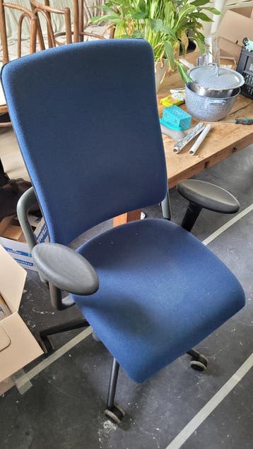 Professionele zakelijke bureaustoel - Blauw