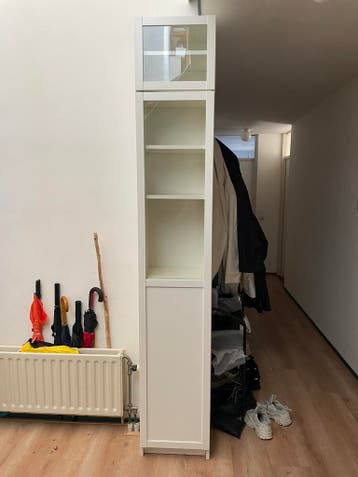 Ikea billy kast extra hoog glazen deur