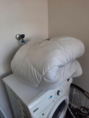 Oud 2 persoons dekbed