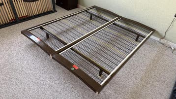 Degelijke metalen 2-persoons bedbodem