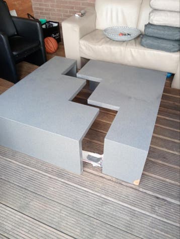 Flexibele tafel voor veranda - vierkant of rechthoekig