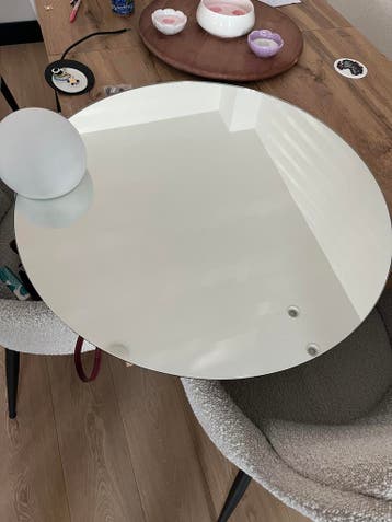 Spiegel met LED lamp