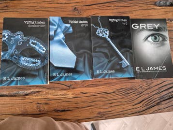 50 tinten grijs boekenreeks - E.L. James (4 boeken)