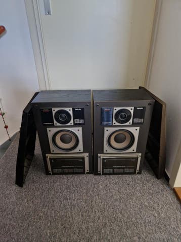 Philips F9412 3-weg luidsprekers 90W vintage 1982-83