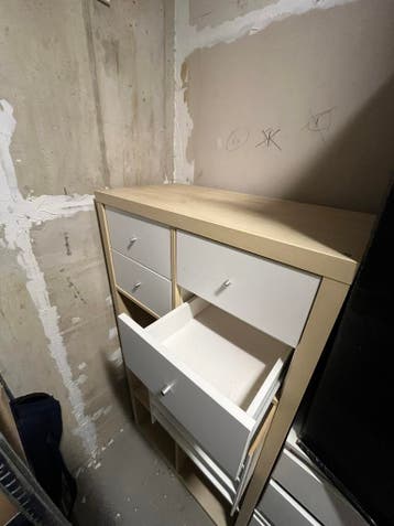 IKEA Kallax kast met lades - veel gebruikt