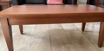 Salontafel roodbruin kersenhout 130x65x50