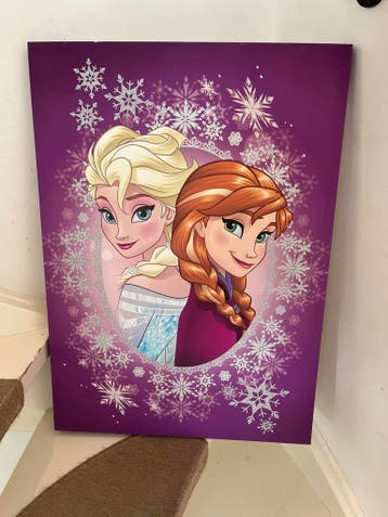 Frozen Elsa en Anna Poster Schilderij
