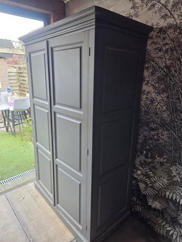 Stijlvolle computerkast / bureaukast - Grijs