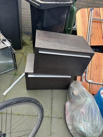 nachtkastje 60cm breed 35ch hoog