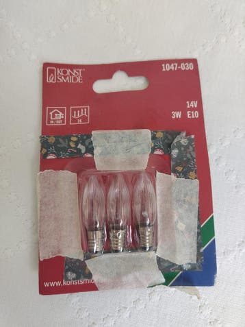 Kerstboom kaarsjes 14V / 3W / E10