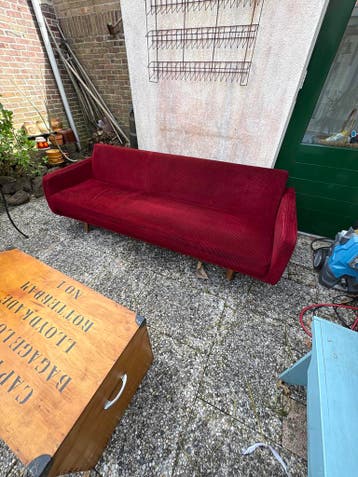 Sixties vintage slaapbank