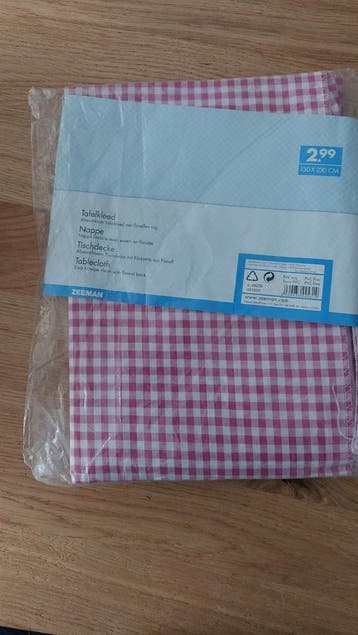 Tafelkleed gratis