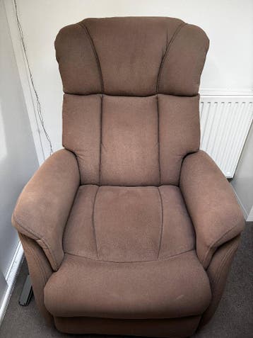 Twee Recliner-Stoel met Afstandsbedieningen, Donkerbruin