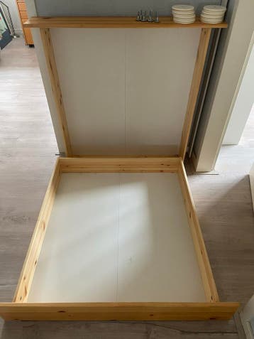 Flexa beukenhout bed lades, twee stuks