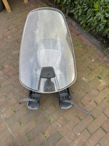 Fietsstoel voorzitje met windscherm