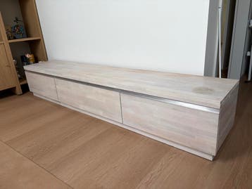 TV meubel eucalytus hout