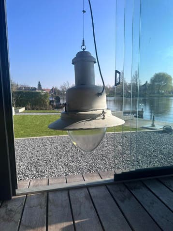 Vintage scheepslamp van Ucello Italiaans Design