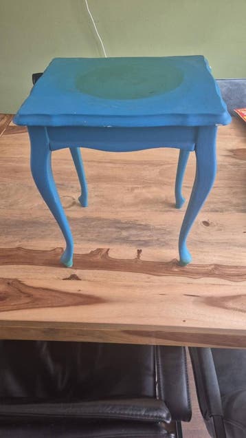 Houten tafeltje (vensterbank/planten) - opknapper