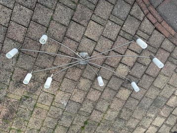 Plafondlamp met 8 lichtpunten