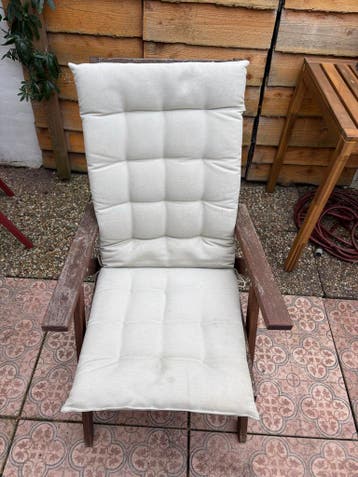 Stoelkussens, 2 grote en 2 kleine