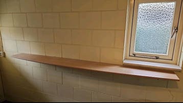 Wandplank 250x35 cm gratis ophalen