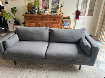 Gratis bank- driezitsbank, grijs