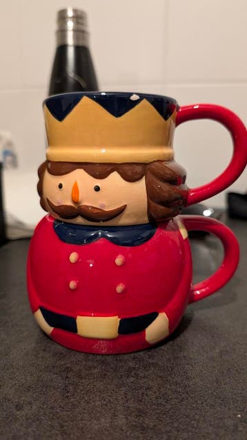 Nutcracker Coffee Glass 2 in 1
