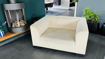 Comfortabele Crèmekleurige Stoel - Zo goed als nieuw