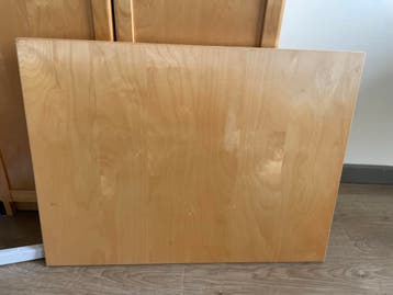 IKEA Galant bureau blad met frame en koppelstang