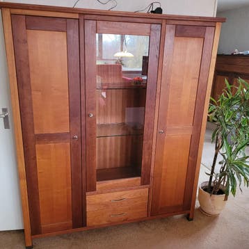 Kersenhouten Servies kast