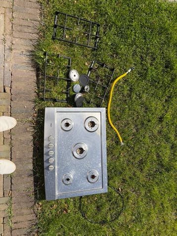 Pelgrim gasfornuis met 5 pitten