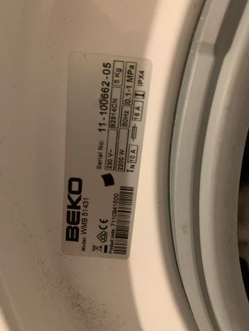 Beko Wasmachine WMB 51431 - Gratis Ophalen Vandaag!