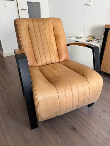 Lederen fauteuill Gratis afhalen