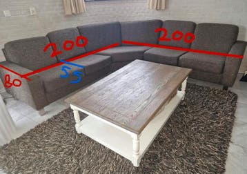 Nette hoekbank - GRATIS