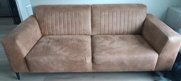 Gratis afhalen leuke bruin leren bank