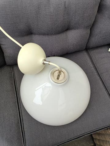 Witte ronde hanglamp