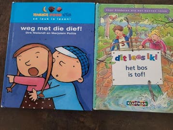 2 kinderboeken: Dit lees ik! en Weg met die dief!
