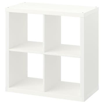 Gratis witte IKEA 4x4 kallax kast