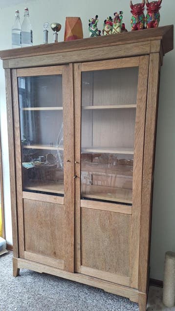 Demontabele vitrinekast