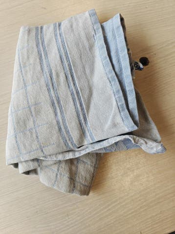 Mooie handdoek met bloemenpatroon