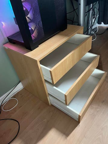 Gratis ladekast met 3 lades