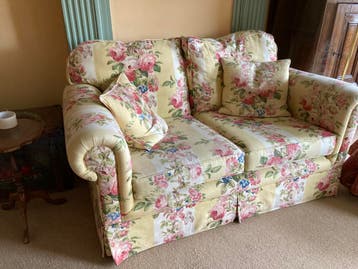 Mooie elegante tweezits bank 150x90x80 cm