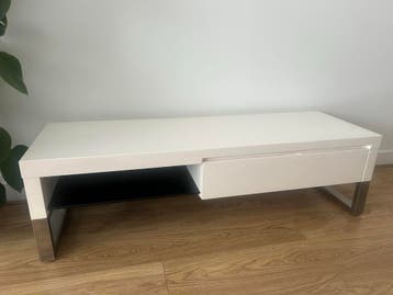 Tv meubel hoogglans wit