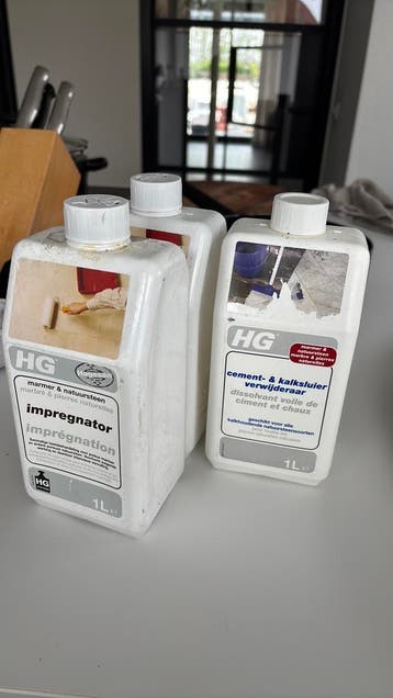 Hg impregneer en kalksluier verwijderaar