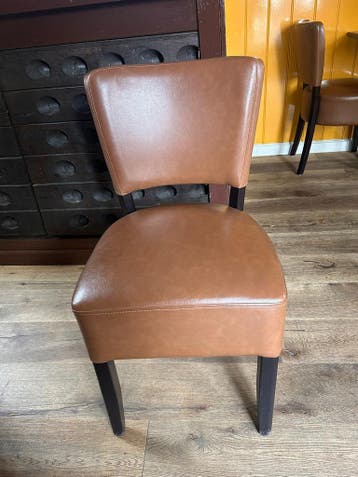 Bistro stoelen licht bruin 20x horeca