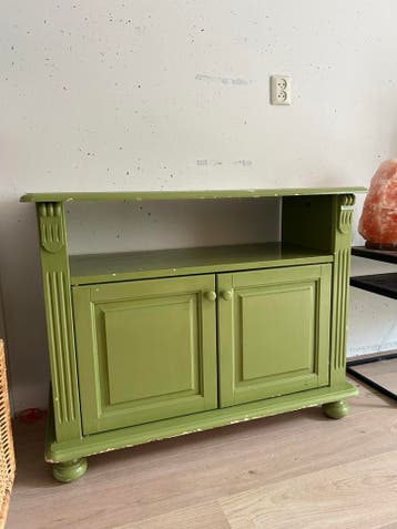 Gratis TV meubel vintage grenen