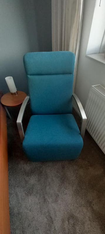 fauteuil petrol
